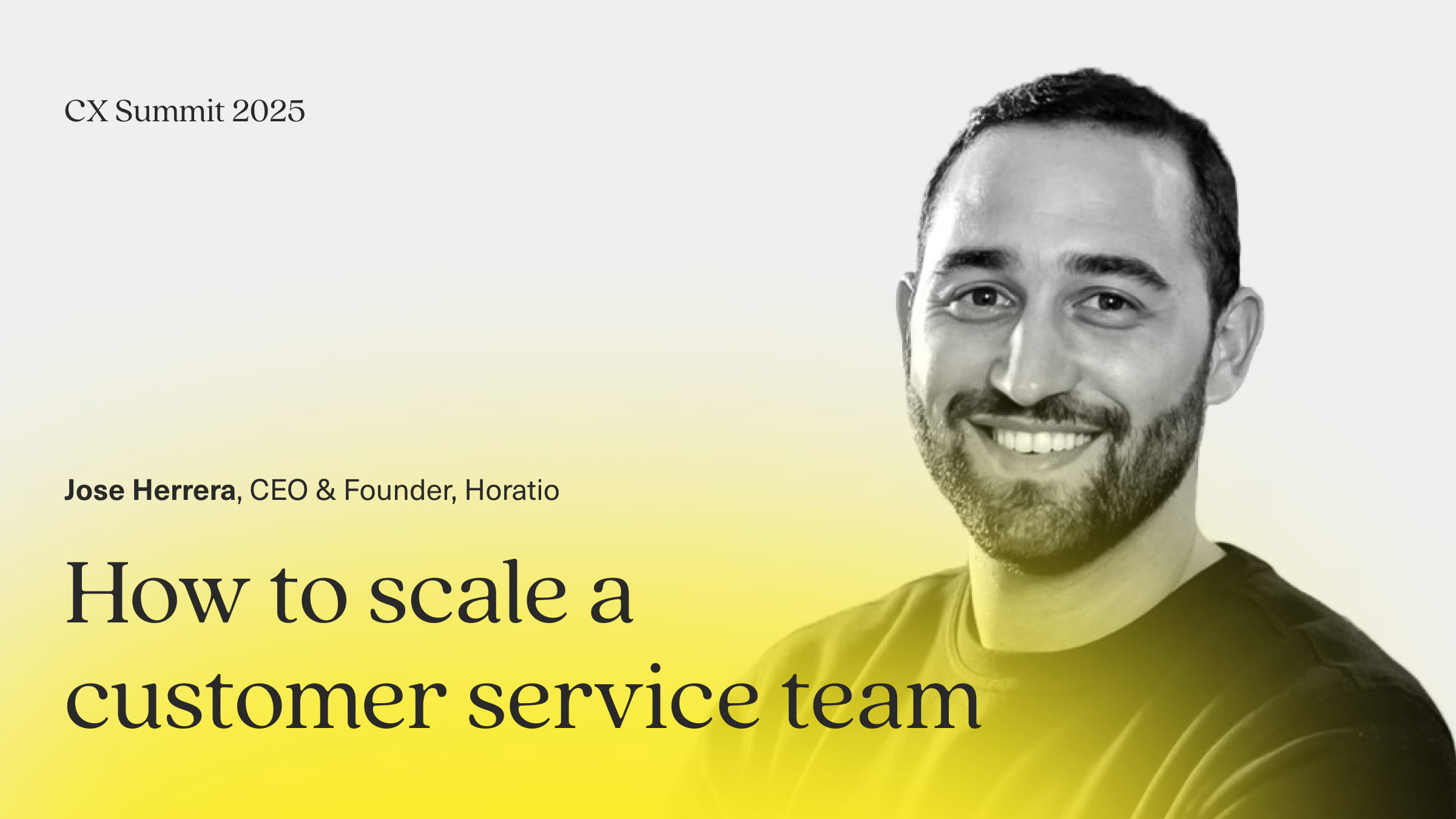 How to scale a customer service team